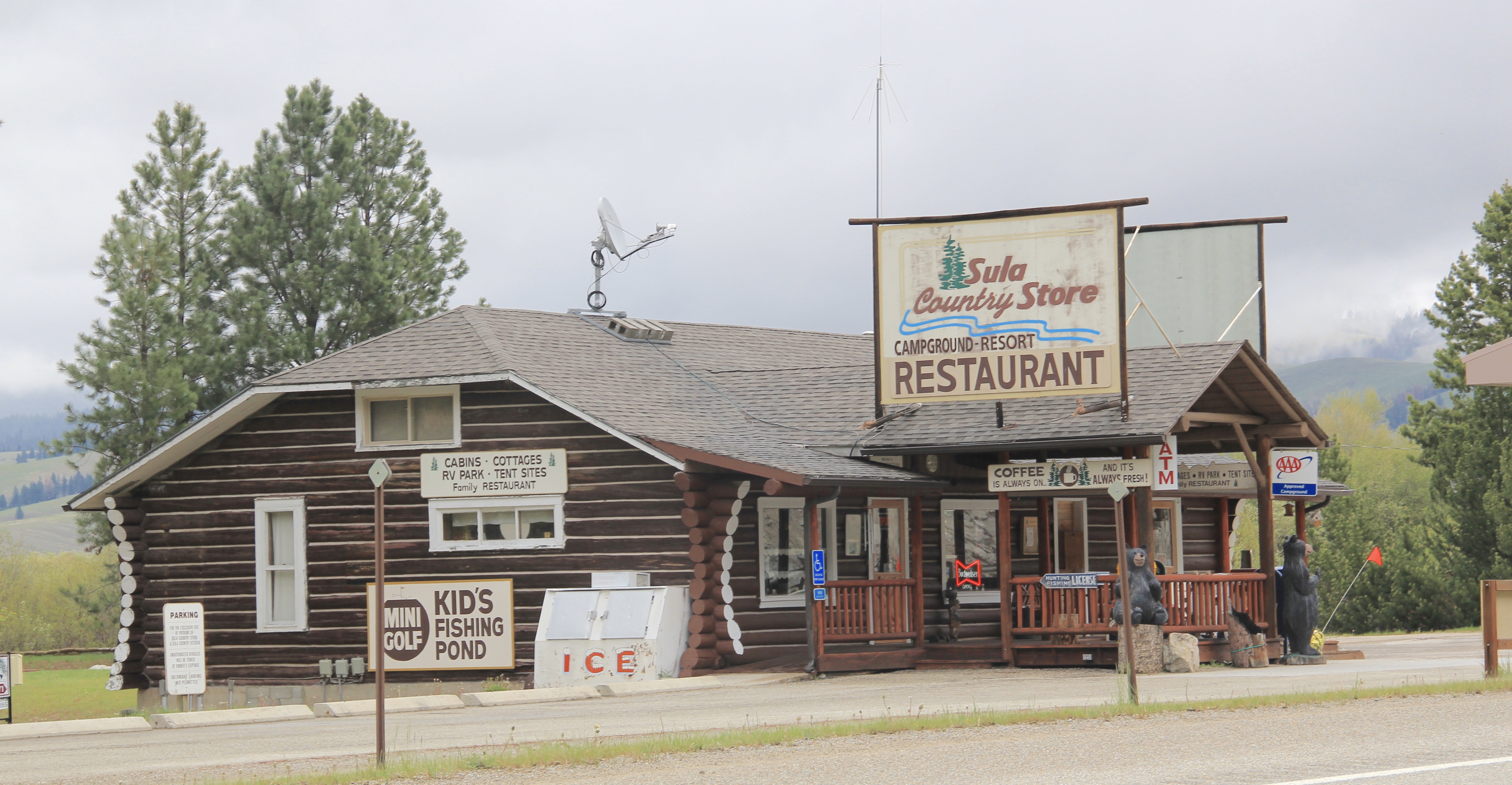Ravalli County Sula country store, US 93