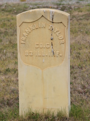 Franklin Taylor, CW soldier, Valley Cemetery, Mullan Road, Granite Co
